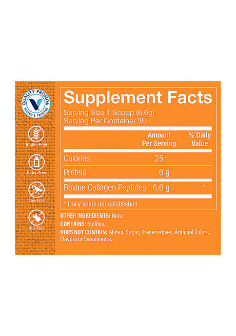 The Vitamin Shoppe Collagen Peptides Powder Unflavored 7 Ounces