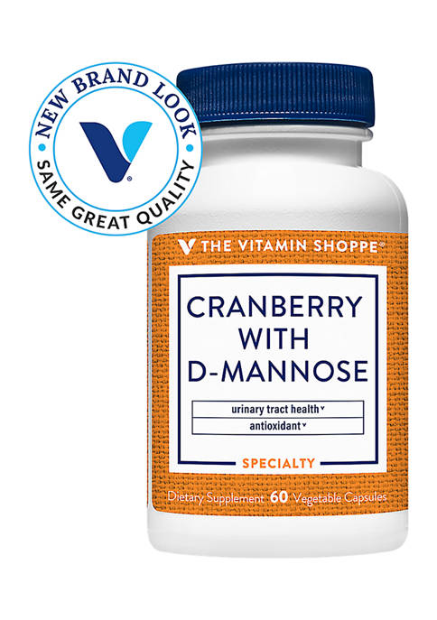The Vitamin Shoppe Cranberry with D Mannose