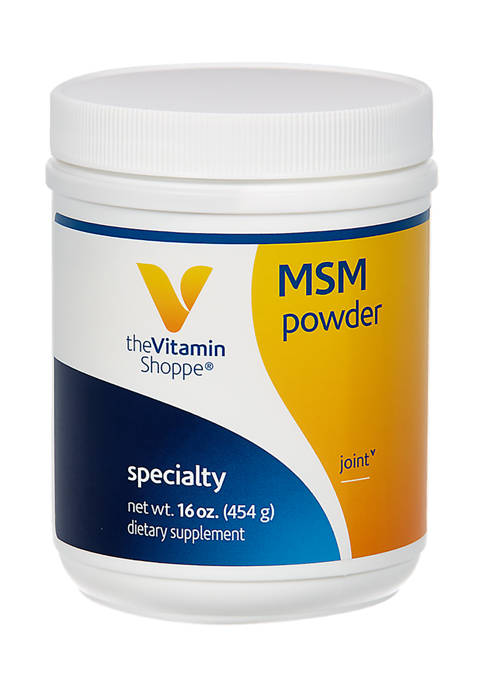 The Vitamin Shoppe MSM Powder 1000 MG 454Servings
