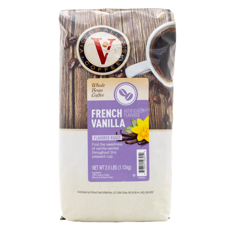 Victor Allens Coffee Whole Bean French Vanilla