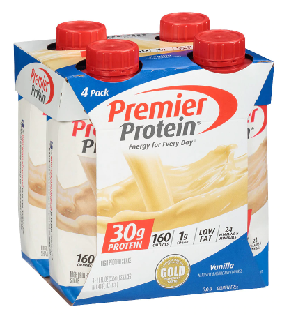 Premier Protein 30g Protein Shake Vanilla 11oz 4pk