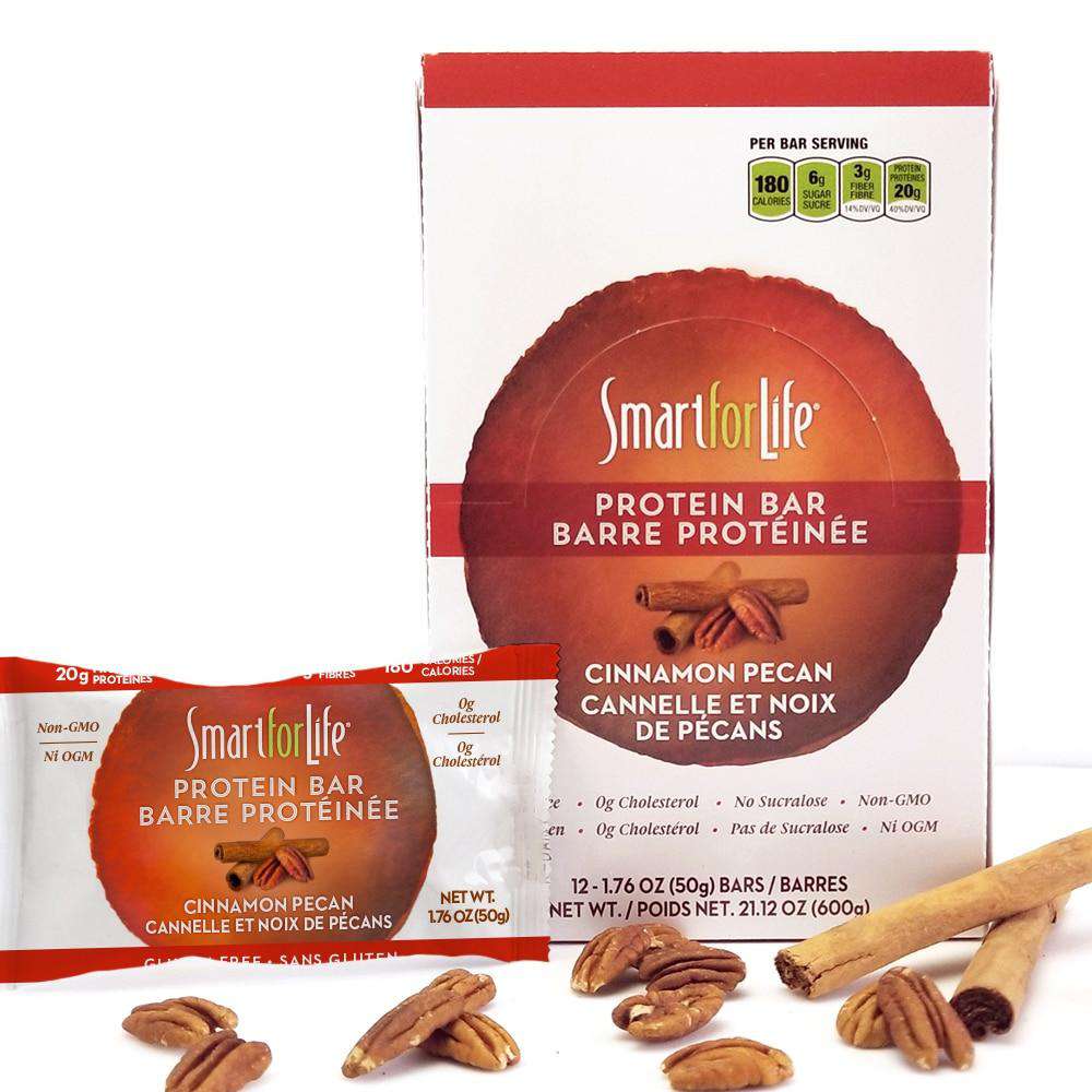 Smart for Life Protein Bars Cinnamon Pecan 1.76oz x 12 pack
