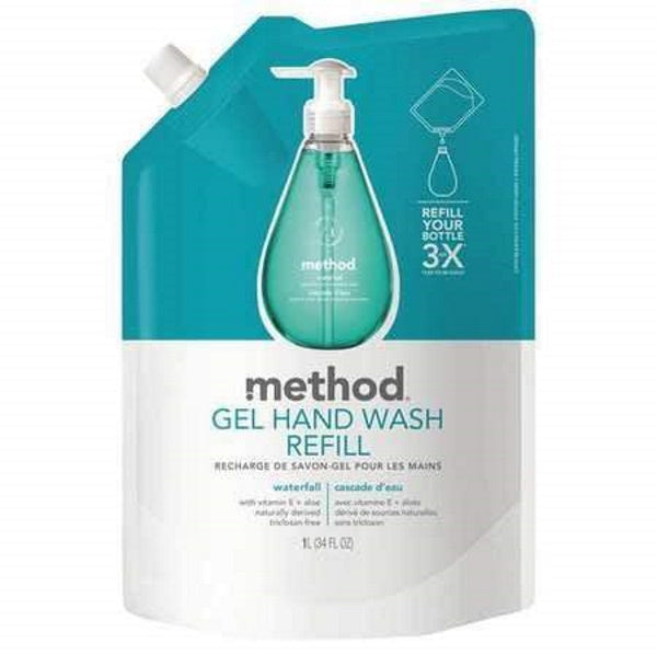 METHOD 34oz Gel Gel Hand Soap Pouch 2pk