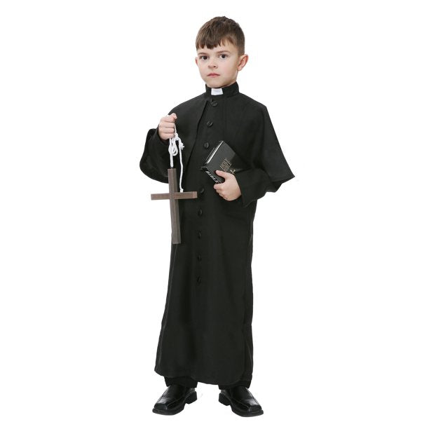 Deluxe Priest Kids Costume Medium