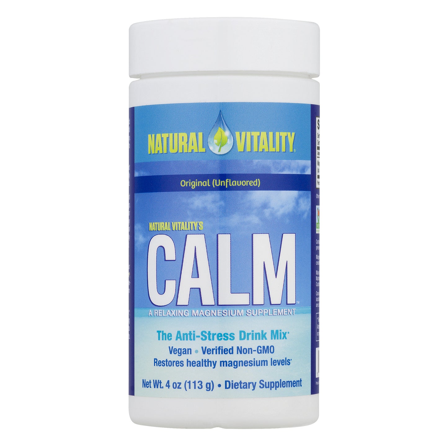Natural Vitality Calm Magnesium Supplement Drink Mix Original 4oz