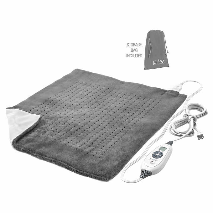 Pure Enrichment PureRelief XXL Ultra Wide Microplush Heating Pad - Mega Shopper Worldwide