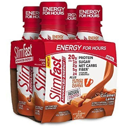 SlimFast Advanced Meal Shake Caramel Latte 4 Pack