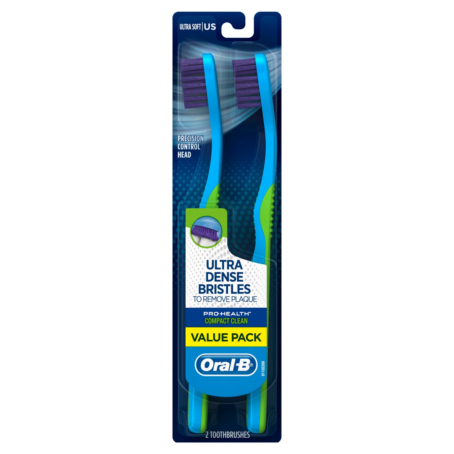 Oral B Ultra Dense Bristles Toothbrush 2pc