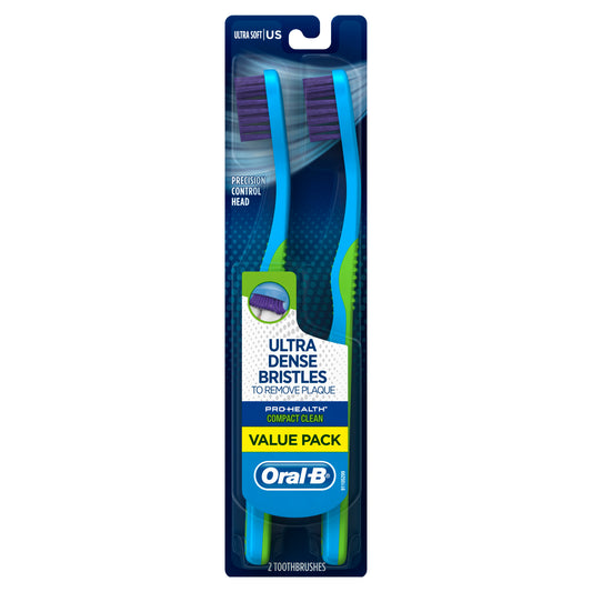 Oral B Ultra Dense Bristles Toothbrush 2pc