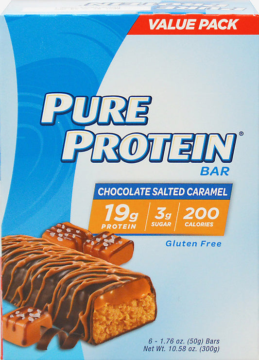 Pure Protein Bar Salted Caramel 1.76oz x 6 pack