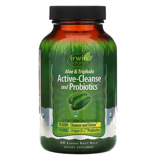 Irwin Naturals Aloe and Triphala Active Cleanse and Probiotics