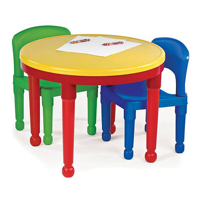 Tot Tutors 2In1 LEGO Compatible Activity Table and Chair Set