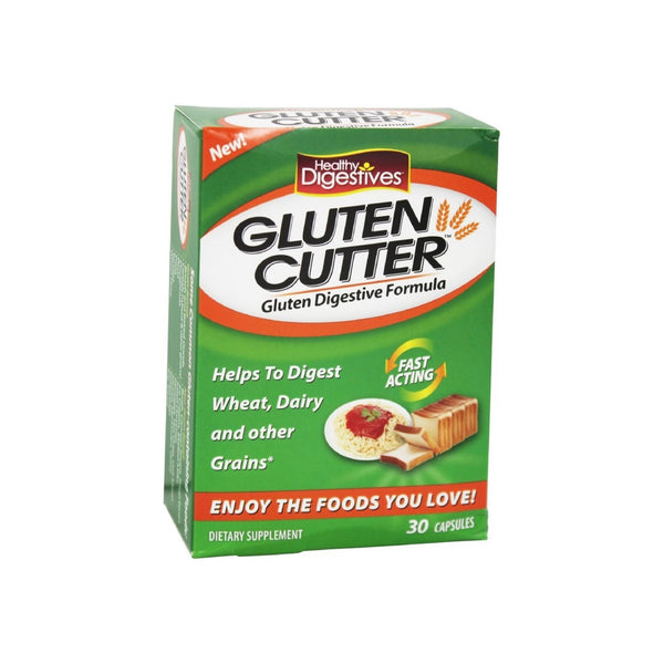 Healthy Natural Systems Gluten Cutter Capsule 30ea
