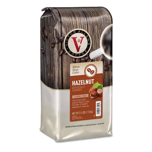 Victor Allens Coffee Whole Bean Hazelnut 2.5 lb