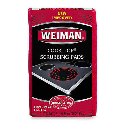 Weiman Cook Top Scrubbing Pads Set of 3