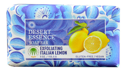Desert Essence Soap Bar Exfoliating Italian Lemon  5 oz