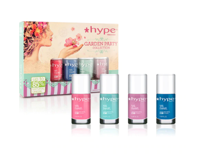 Hype Fast Drying Nail Polish Collection Garden Party  4 Piece