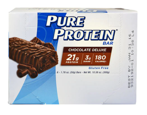 Worldwide Sports Nutrition Pure Protein Bar Chocolate Deluxe 6Bars