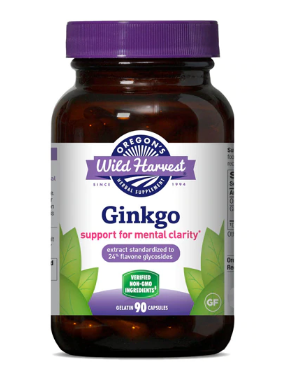 Oregons Wild Harvest Ginkgo  90 Gelatin Capsules