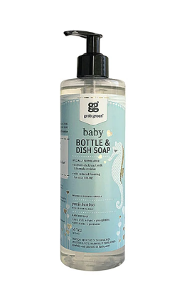 GrabGreen Baby Bottle and Dish Soap 16 oz