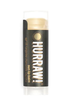 Hurraw Balm Sun Lip Balm SPF 15 Tangerine Chamomile  0.17 oz