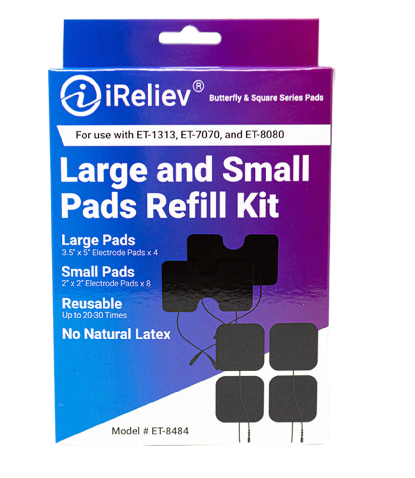 iReliev Wired Electrode Pads Kit Large and Small 1.0ea