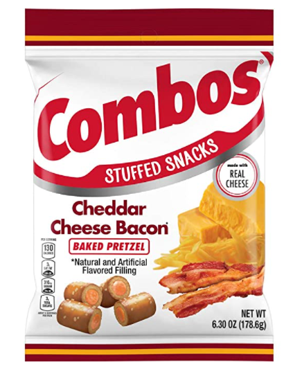 Pretzel Combos Cheddar Bacon 6.3oz