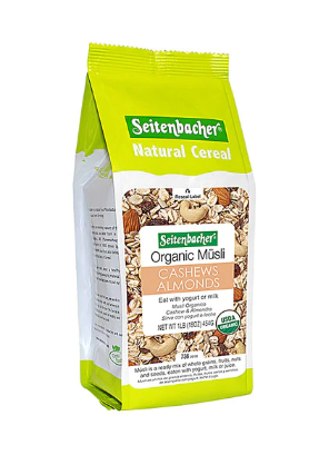 Seitenbacher Natural Cereal Organic Musli 16oz