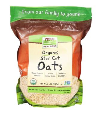 NOW Real Food Organic Steel Cut Oats  2 lbs
