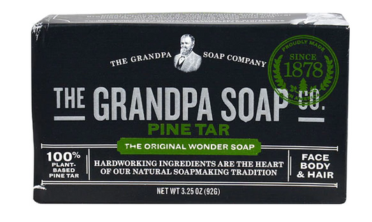 The Grandpa Soap Co Pine Tar Bar Soap Original  3.25 oz