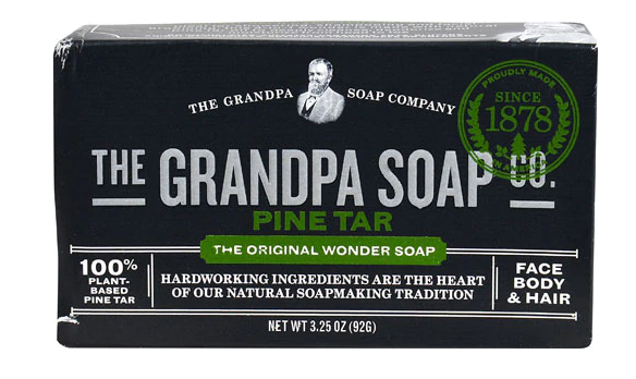 The Grandpa Soap Co Pine Tar Bar Soap Original  3.25 oz