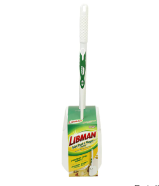 Libman Toilet Brush and Plunger Combo 1 Set