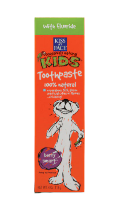 Kiss My Face Kids Toothpaste with Fluoride Berry Smart 4 oz