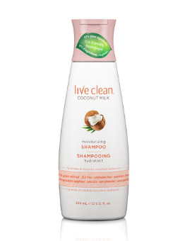Live Clean Coconut Milk Moisturizing Shampoo 12 fl oz