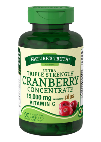 Natures Truth Ultra Triple Strength Cranberry Concentrate 15000mg 90.0ea