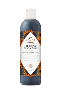 Nubian Heritage Body Wash African Black Soap 13 fl oz