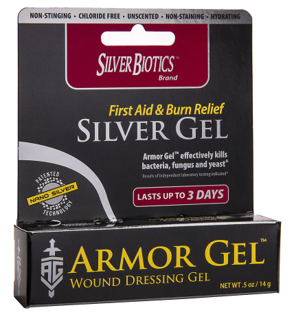 Silver Biotics Armor Gel Wound Dressing Gel 0.5oz