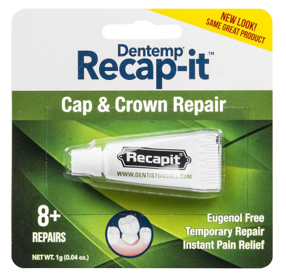 Repair Crown Dentemp Recap it Cap 0.04oz
