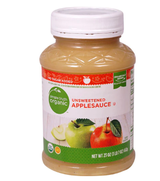 Simple Truth Organic Unsweetened Applesauce 2pcs