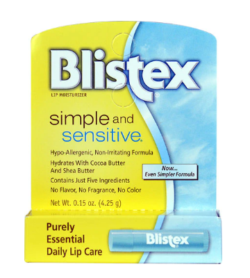 Blistex Lip Moisturizer Simple and Sensitive 0.15 oz