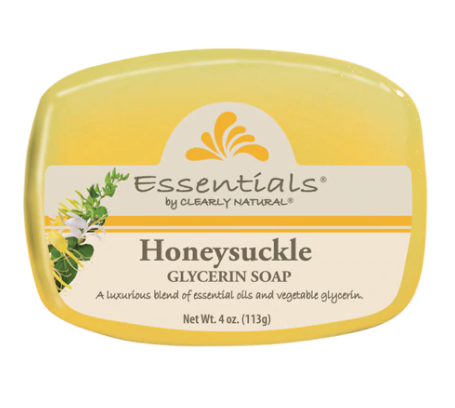Clearly Natural Glycerine Bar Soap Honeysuckle 4oz