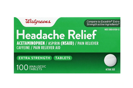 Walgreens Extra Strength Headache Relief Tablets 100.0ea