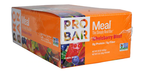 ProBar Meal On The Go Wholeberry Blast  12 Bars