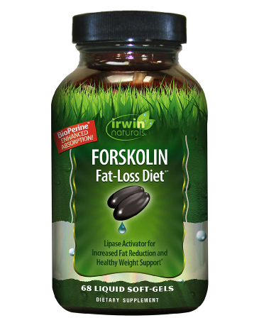 Irwin Naturals Forskolin Fat Loss Diet   60 Liquid Softgels