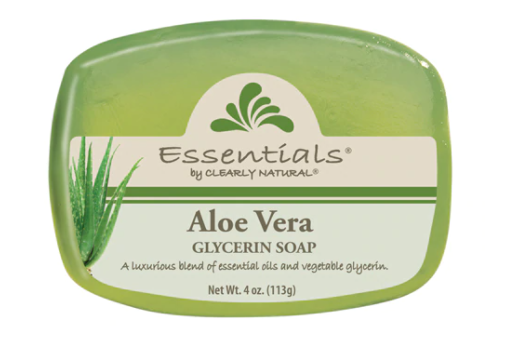 Clearly Natural Essentials Glycerin Bar Soap Aloe Vera 4oz