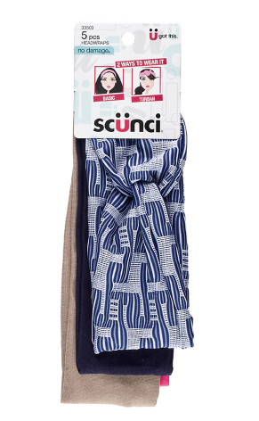 Scunci Turban Headwrap Multipack 5.0ea