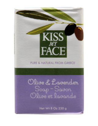 Kiss My Face Bar Soap Olive and Lavender 8 oz