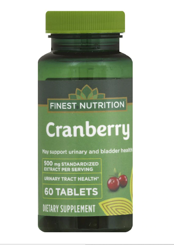 Finest Nutrition Cranberry 500 mg 60.0ea