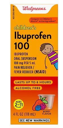 Walgreens Childrens Ibuprofen 100 Oral Suspension Berry