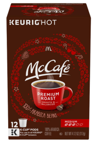 Kraft McCafe Premium Roast K Cup Packs 12Ct